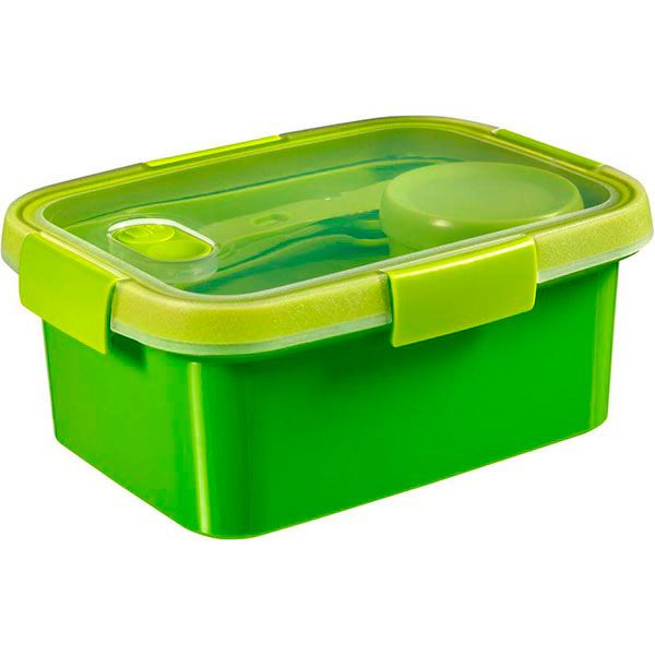 Контейнер із кришкою Curver To Go Lunch Kit 1,2 л зелений